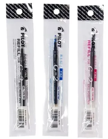 百樂PILOT BLS-G2-7 G2自動中性筆替芯0.7mm - (黑色)
