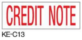 Deskmate 德士美 KE-C13 CREDIT NOTE 原子印(中空印章)