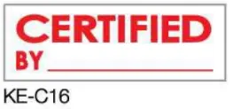 Deskmate 德士美 KE-C16 CERTIFIED 原子印(中空印章)