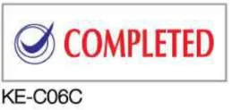 Deskmate KE-C06C COMPLETE Pre-Inked Stamp (Self-Inking)