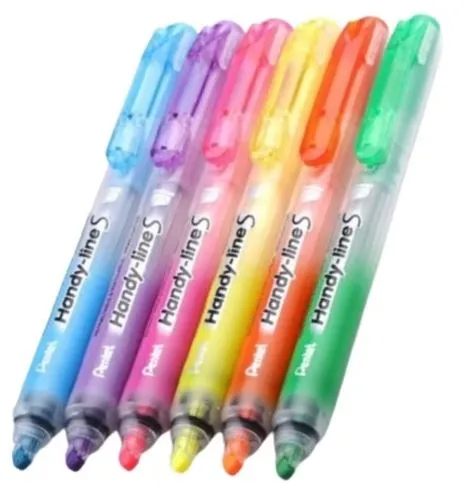 PENTEL 飞龙牌 Handy-line S 按掣式螢光筆 (紫色)