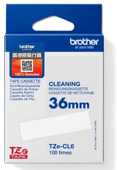 Brother TZe-CL6 原廠打印頭清潔帶 (36mm)