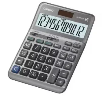 Casio DF-120FM 商用計算機（12位數）