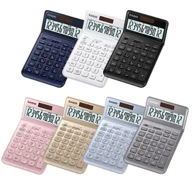 Casio JW-200SC 香檳系列時尚計算機（12位數）
