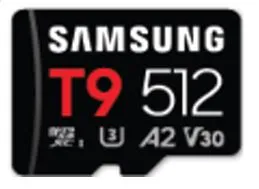 Samsung T9 microSD 記憶卡 512GB (MB-MH512T/WW)