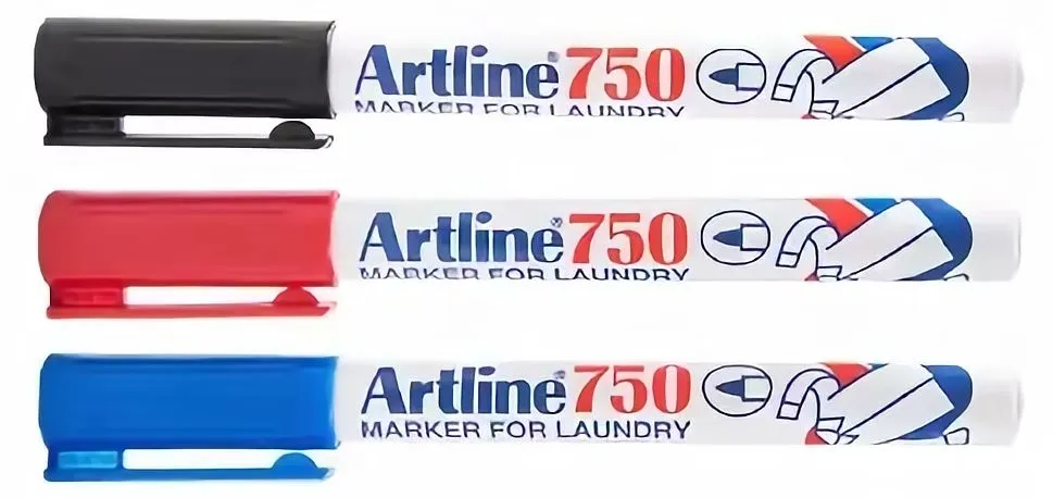 ARTLINE EK-750 衣物专用油性箱头筆（0.7mm 圆头）
