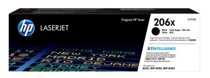HP 206X 高打印量黑色原廠 LaserJet 碳粉匣