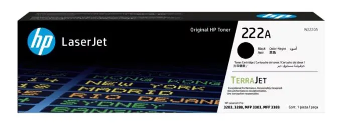 HP 222A Black Original LaserJet Toner Cartridge