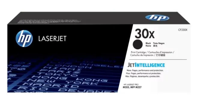 HP 30X 高打印量黑色原厂 LaserJet 碳粉匣