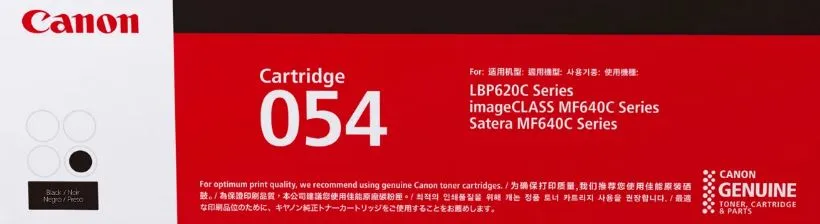Canon Cartridge 054H BK 原厂高容量黑色碳粉匣