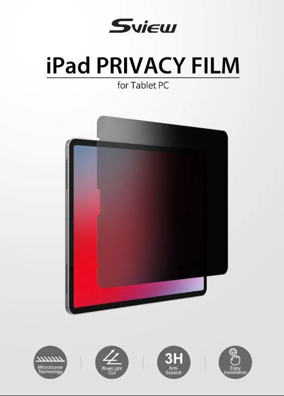 SVIEW iPad Pro 13" (M4/M5) Anti-Blue Light & Privacy Screen Protector
